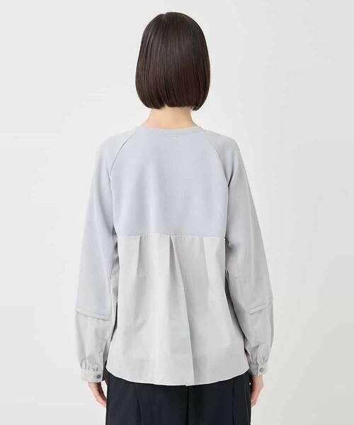 HIROKO BIS / ヒロコビス その他トップス | 異素材切り替えプルオーバー /洗える | 詳細2
