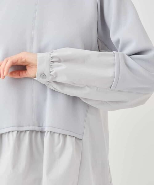 HIROKO BIS / ヒロコビス その他トップス | 異素材切り替えプルオーバー /洗える | 詳細6