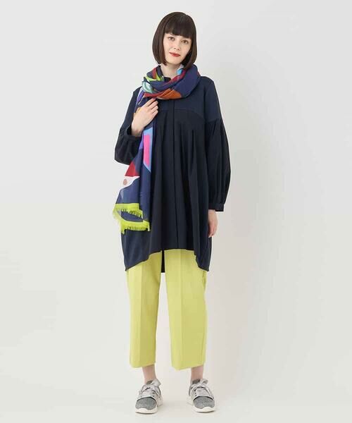 HIROKO BIS / ヒロコビス チュニック | 異素材切り替えチュニック /洗える | 詳細15
