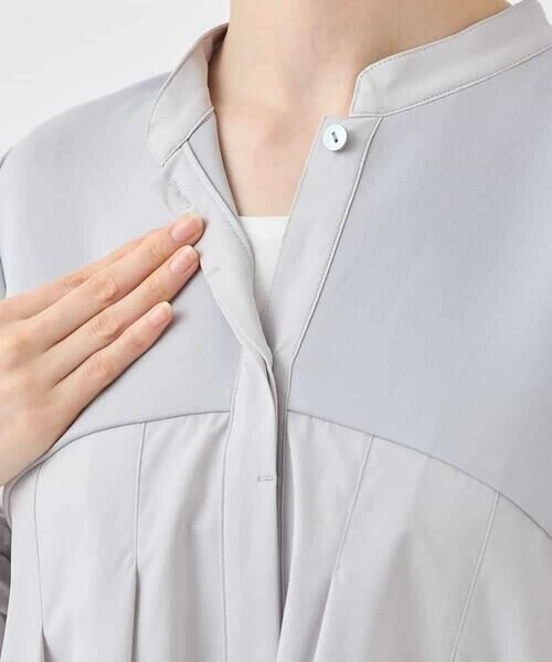 HIROKO BIS / ヒロコビス チュニック | 異素材切り替えチュニック /洗える | 詳細5