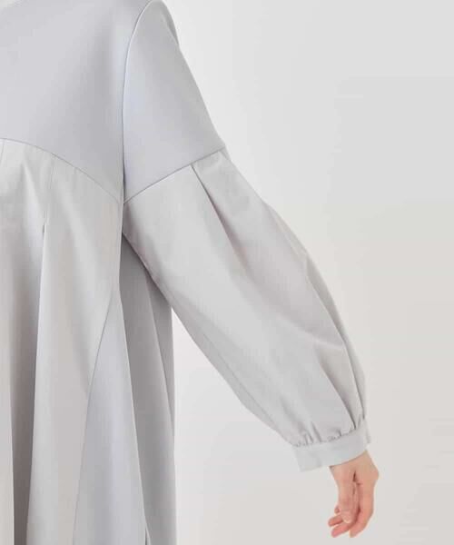 HIROKO BIS / ヒロコビス チュニック | 異素材切り替えチュニック /洗える | 詳細7