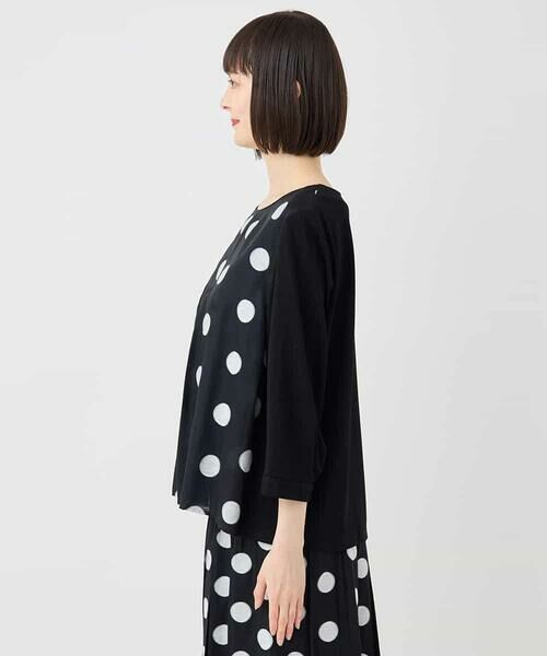HIROKO BIS / ヒロコビス カットソー | ドットジャカードカットソー | 詳細1