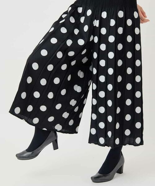 HIROKO BIS / ヒロコビス その他パンツ | ドットジャカードパンツ | 詳細5