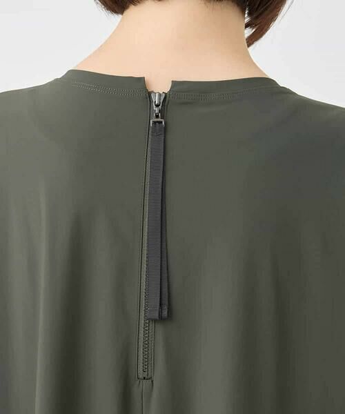 HIROKO BIS / ヒロコビス ロング・マキシ丈ワンピース | 七分丈ナイロンフレアワンピース /洗える | 詳細4