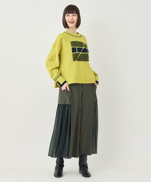 HIROKO BIS / ヒロコビス その他パンツ | ナイロンフレアパンツ /洗える | 詳細15