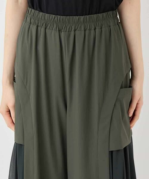 HIROKO BIS / ヒロコビス その他パンツ | ナイロンフレアパンツ /洗える | 詳細3