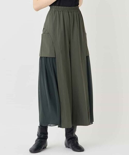 HIROKO BIS / ヒロコビス その他パンツ | ナイロンフレアパンツ /洗える | 詳細8