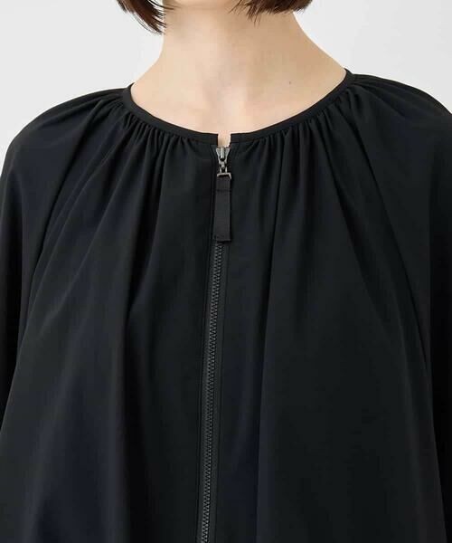 HIROKO BIS / ヒロコビス その他アウター | ギャザーショートジャケット /洗える | 詳細1