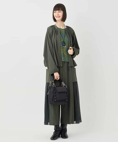 HIROKO BIS / ヒロコビス その他アウター | ギャザーショートジャケット /洗える | 詳細14