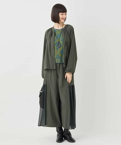 HIROKO BIS / ヒロコビス その他アウター | ギャザーショートジャケット /洗える | 詳細15