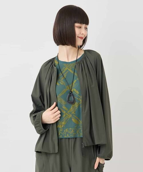 HIROKO BIS / ヒロコビス その他アウター | ギャザーショートジャケット /洗える | 詳細16