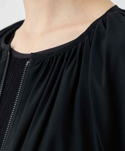 HIROKO BIS / ヒロコビス その他アウター | ギャザーショートジャケット /洗える | 詳細3