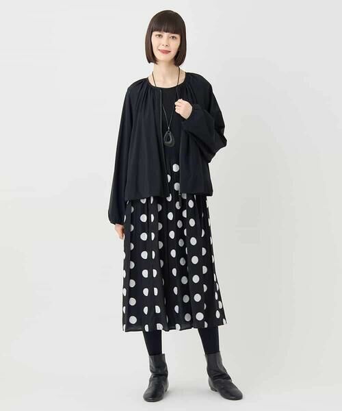 HIROKO BIS / ヒロコビス その他アウター | ギャザーショートジャケット /洗える | 詳細9
