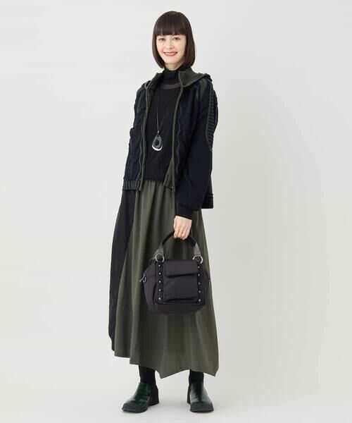 HIROKO BIS / ヒロコビス カットソー | ハイネックシアープルオーバー /洗濯機で洗える | 詳細12