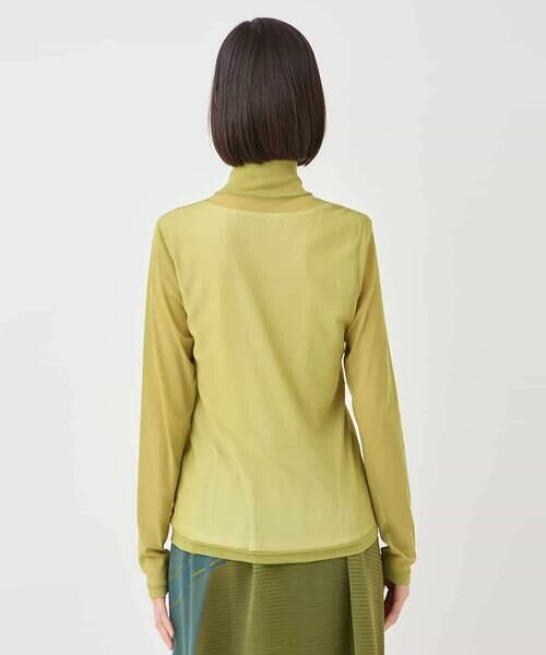 HIROKO BIS / ヒロコビス カットソー | ハイネックシアープルオーバー /洗濯機で洗える | 詳細2