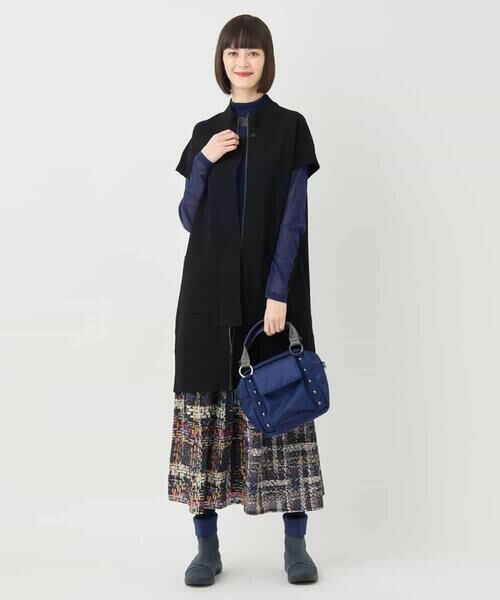 HIROKO BIS / ヒロコビス カットソー | ハイネックシアープルオーバー /洗濯機で洗える | 詳細9