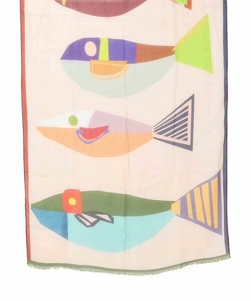 HIROKO BIS / ヒロコビス マフラー・ショール・スヌード・ストール | 幾何プリントモダールストール /洗える | 詳細1