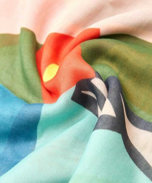 HIROKO BIS / ヒロコビス マフラー・ショール・スヌード・ストール | 幾何プリントモダールストール /洗える | 詳細2