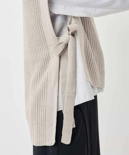 HIROKO BIS / ヒロコビス ベスト | ボトルネックニットジレ /洗える | 詳細6