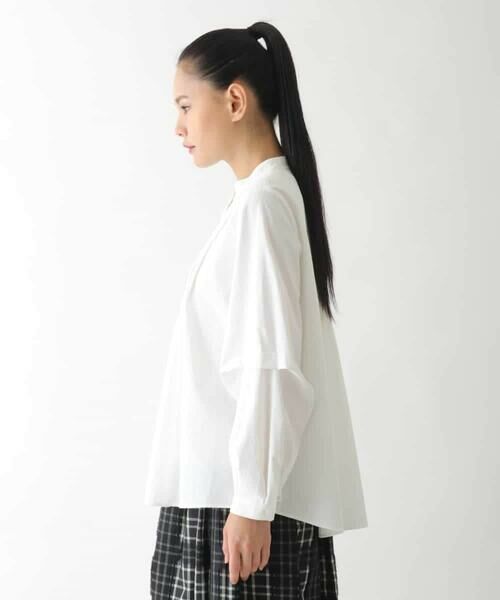 HIROKO BIS / ヒロコビス シャツ・ブラウス | ピンタックコンシャスブラウス /洗濯機で洗える | 詳細2