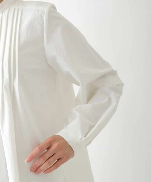 HIROKO BIS / ヒロコビス シャツ・ブラウス | ピンタックコンシャスブラウス /洗濯機で洗える | 詳細7