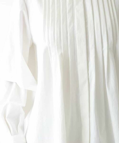 HIROKO BIS / ヒロコビス シャツ・ブラウス | ピンタックコンシャスブラウス /洗濯機で洗える | 詳細9