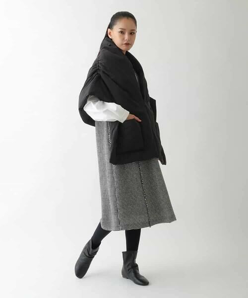 HIROKO BIS / ヒロコビス ロング・マキシ丈スカート | 千鳥チェックツイードジャンパースカート | 詳細14