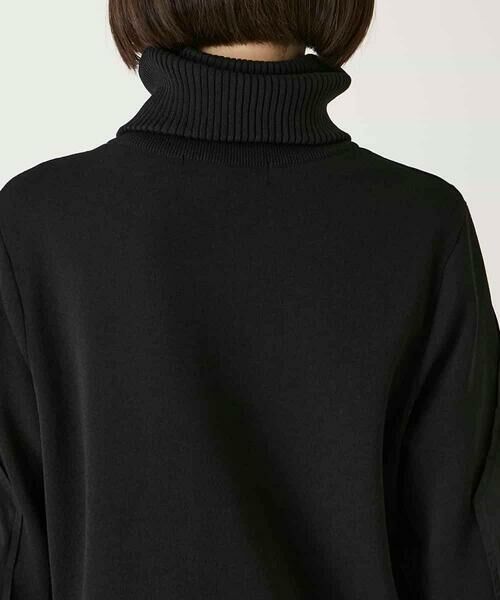 HIROKO BIS / ヒロコビス その他アウター | 異素材ジョイントニットブルゾン | 詳細9