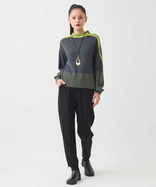 HIROKO BIS / ヒロコビス ニット・セーター | プレーティング刺繍ニットプルオーバー | 詳細11