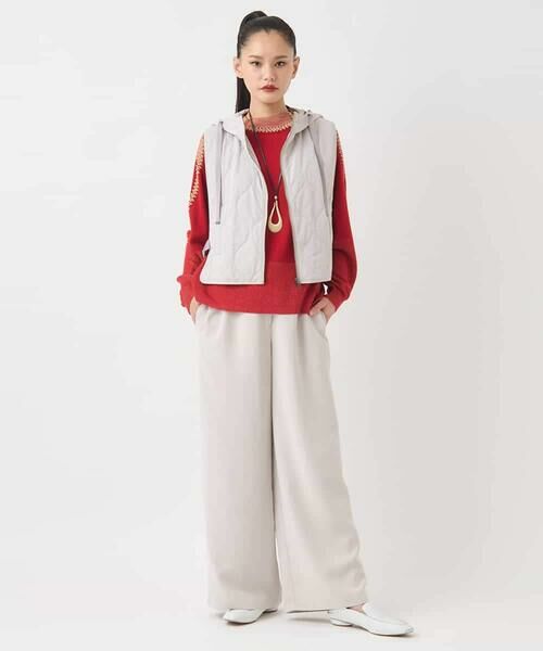 HIROKO BIS / ヒロコビス ニット・セーター | プレーティング刺繍ニットプルオーバー | 詳細16