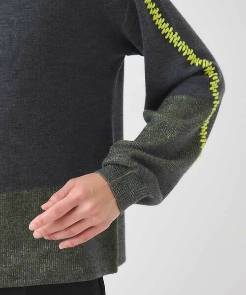 HIROKO BIS / ヒロコビス ニット・セーター | プレーティング刺繍ニットプルオーバー | 詳細7