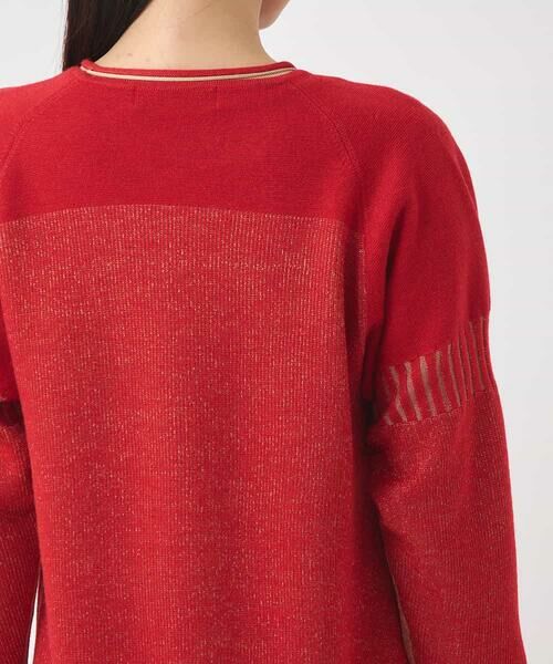 HIROKO BIS / ヒロコビス チュニック | プレーティング刺繍ニットチュニック | 詳細5