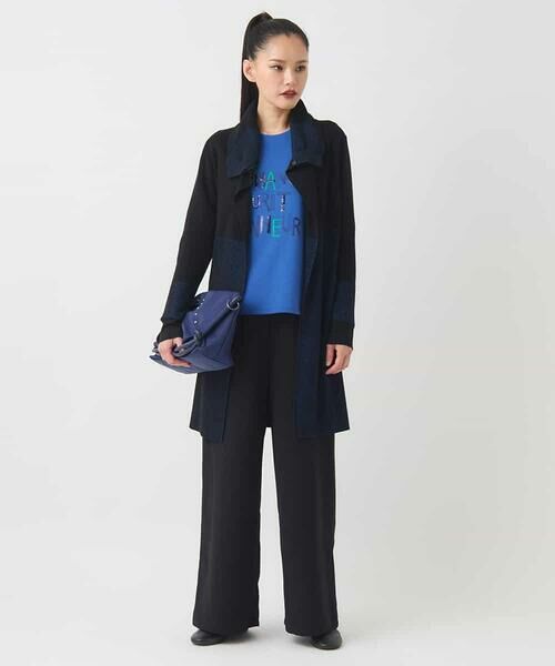 HIROKO BIS / ヒロコビス カーディガン・ボレロ | プレーティング刺繍ニットロングカーディガン | 詳細14