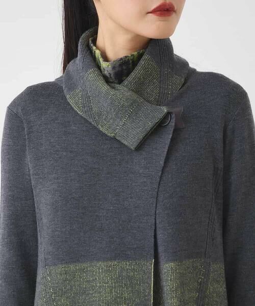 HIROKO BIS / ヒロコビス カーディガン・ボレロ | プレーティング刺繍ニットロングカーディガン | 詳細4