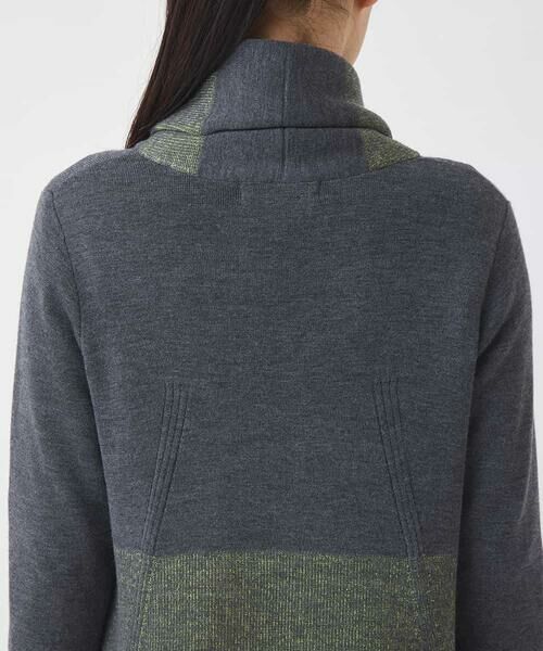 HIROKO BIS / ヒロコビス カーディガン・ボレロ | プレーティング刺繍ニットロングカーディガン | 詳細5