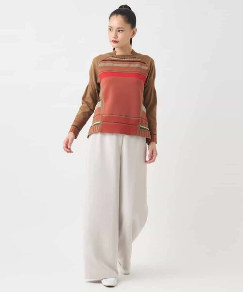 HIROKO BIS / ヒロコビス ニット・セーター | MIXボータージャカ ードニット | 詳細10