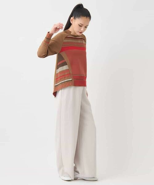 HIROKO BIS / ヒロコビス ニット・セーター | MIXボータージャカ ードニット | 詳細11