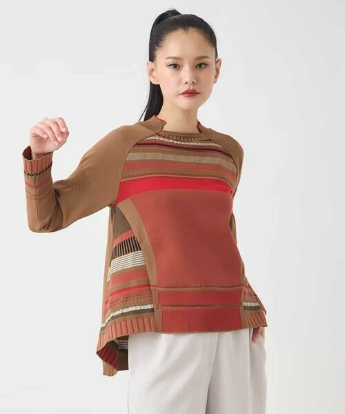 HIROKO BIS / ヒロコビス ニット・セーター | MIXボータージャカ ードニット | 詳細8