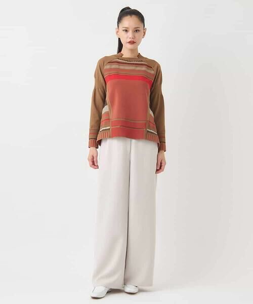 HIROKO BIS / ヒロコビス ニット・セーター | MIXボータージャカ ードニット | 詳細9