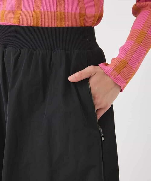 HIROKO BIS / ヒロコビス ロング・マキシ丈スカート | 異素材ジョイントニットスカート | 詳細5