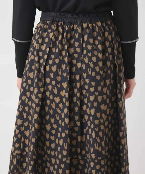 HIROKO BIS / ヒロコビス ロング・マキシ丈スカート | ドットプリントフレアスカート /洗える | 詳細4
