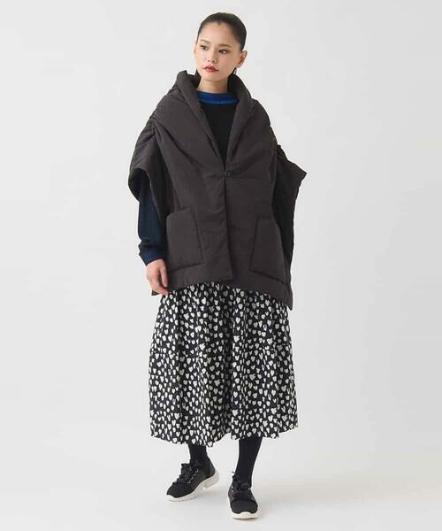 HIROKO BIS / ヒロコビス ロング・マキシ丈スカート | ドットプリントフレアスカート /洗える | 詳細8