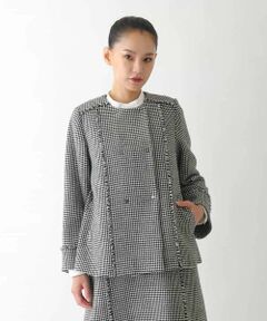 インゲボルグ★ノーカラージャケットM キルティングノーカラージャケット｜ピンクハウスオフィシャル