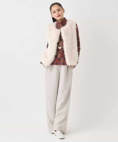 HIROKO BIS / ヒロコビス カットソー | チェックパイルジャカードプルオーバー | 詳細15