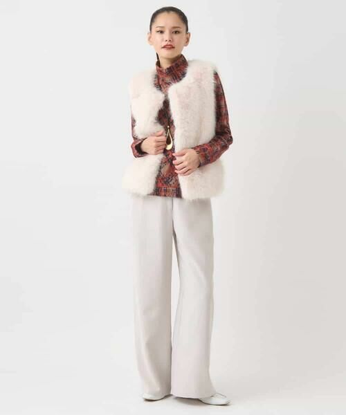 HIROKO BIS / ヒロコビス カットソー | チェックパイルジャカードプルオーバー | 詳細16