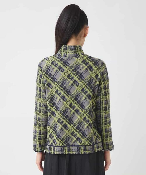 HIROKO BIS / ヒロコビス カットソー | チェックパイルジャカードプルオーバー | 詳細2