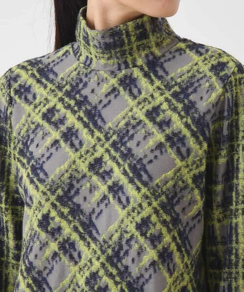 HIROKO BIS / ヒロコビス カットソー | チェックパイルジャカードプルオーバー | 詳細3