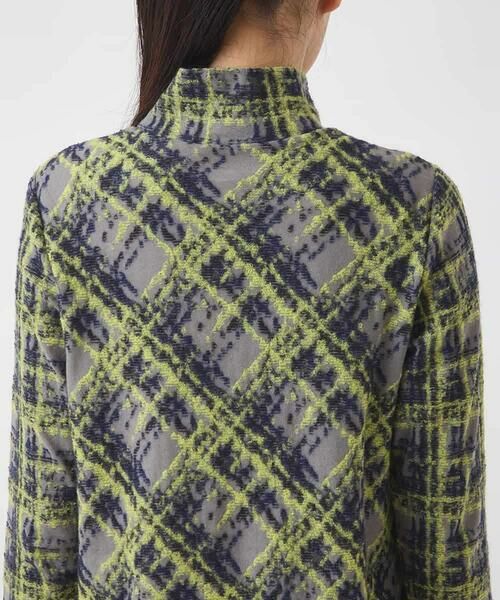 HIROKO BIS / ヒロコビス カットソー | チェックパイルジャカードプルオーバー | 詳細4