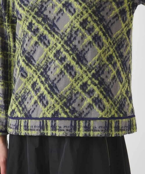 HIROKO BIS / ヒロコビス カットソー | チェックパイルジャカードプルオーバー | 詳細6