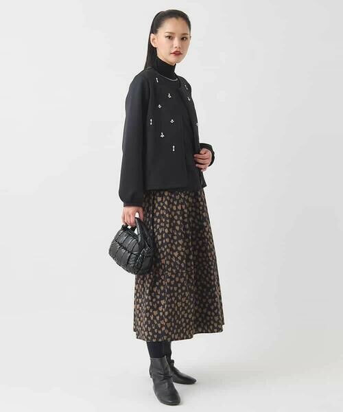 HIROKO BIS / ヒロコビス カーディガン・ボレロ | ビジューエンブロイダリーカーディガン /洗える | 詳細21